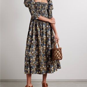 Doen Bijou Dress in Bleu Arbor Floral